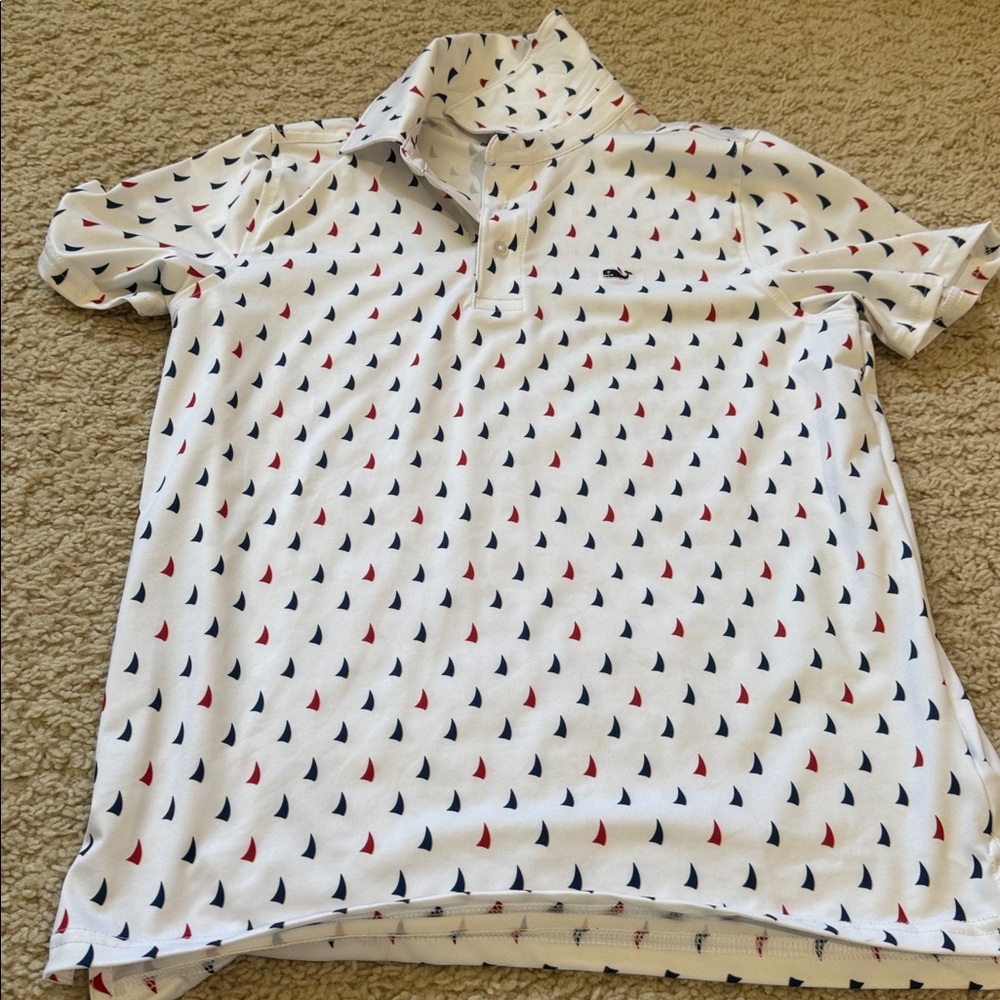 Vineyard Vines Kids' Blue, Green, and Striped Button Down Shirts - Picture 7 of 7